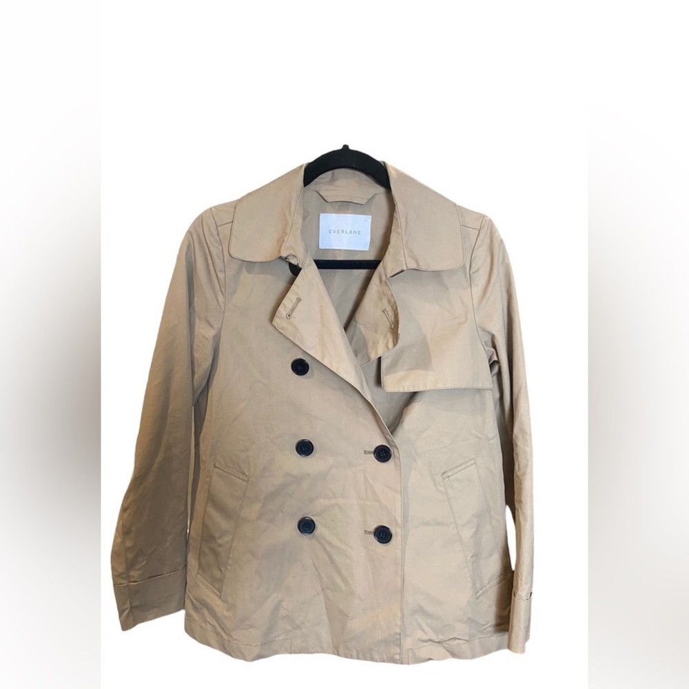 Everlane Women's Khaki The Swing Trench Coat SZ XS